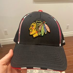 Bobby Hull Autographed Blackhawks Hat - Size XL
